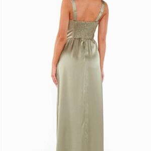 Show Me Your MuMu Olive Maxi Dress